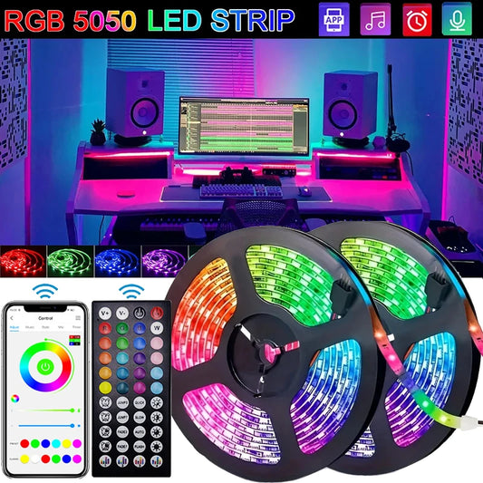 FLEXIBLE LED STRIP LIGHTS 5050 WITH BLUETOOTH CONTROL