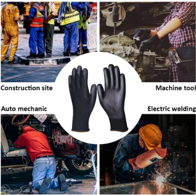 10 PAIRS - MicroFoam Nitrile Coated Gloves