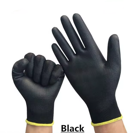 10 PAIRS - MicroFoam Nitrile Coated Gloves